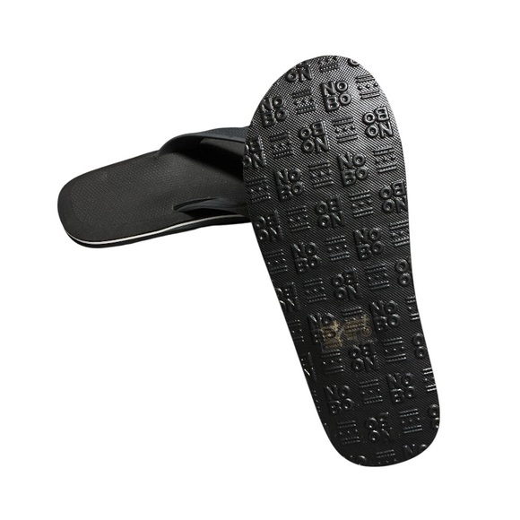 No Boundaries Men's Black Flip-Flop Thong Sandals - Picture 3 of 3